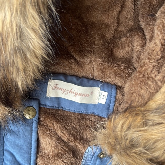 Blue Fengzhiyuan (Amazon)size Med coat NWOT - Picture 2 of 4